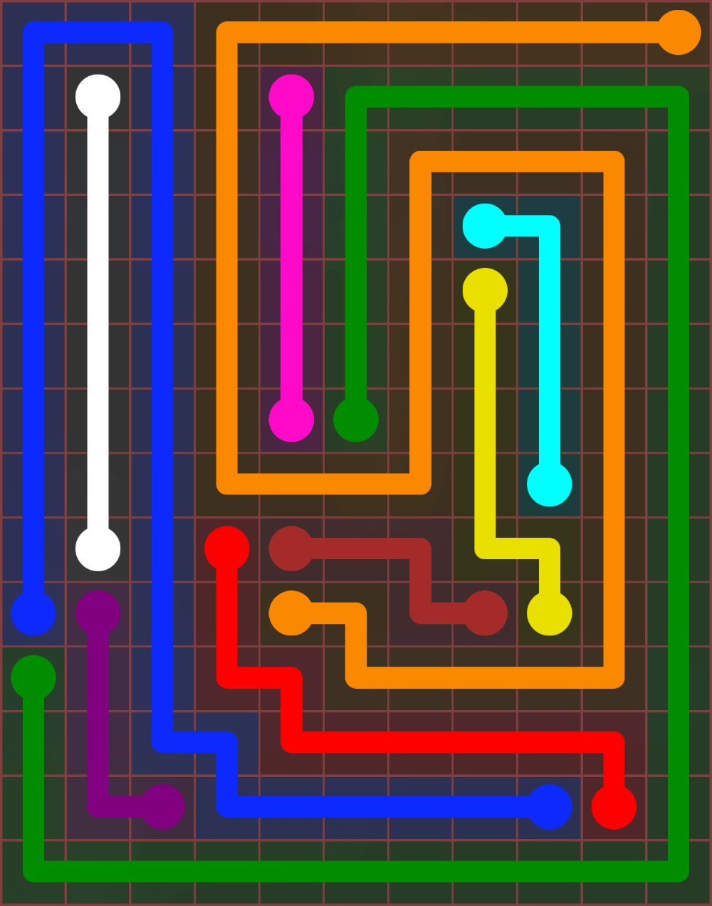 Flow Free 6497 Solution