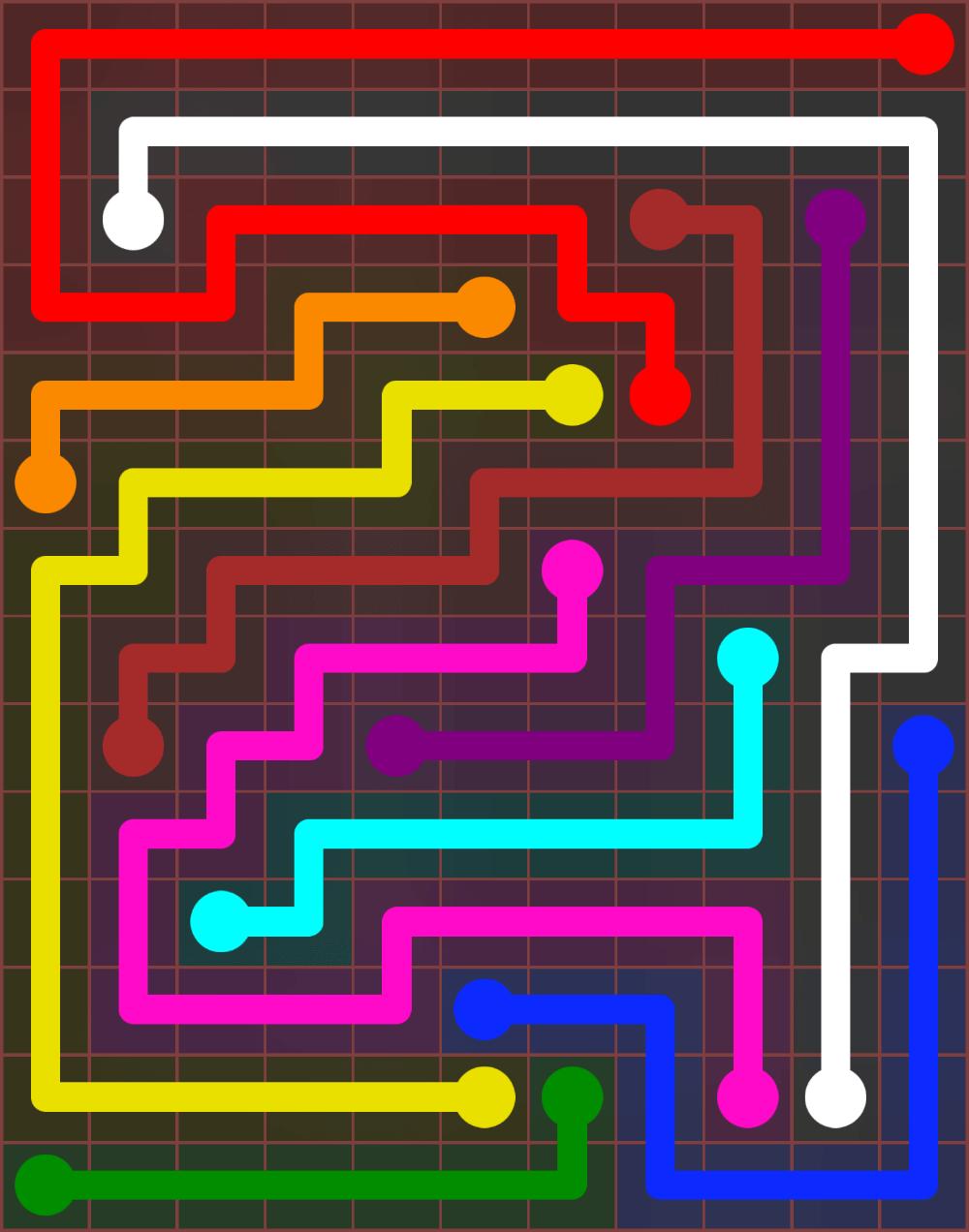 Flow Free 6522 Solution