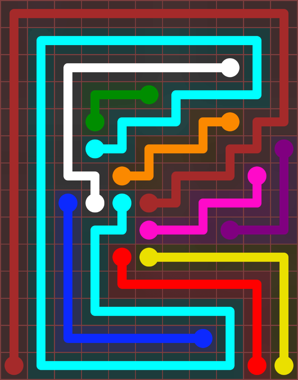 Flow Free 6526 Solution