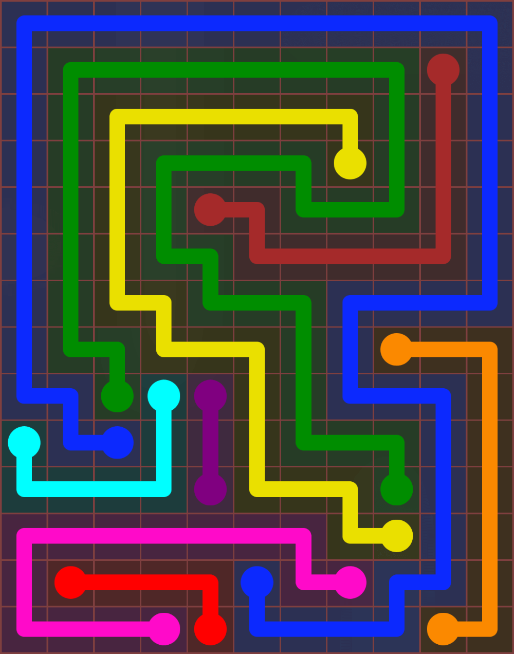 Flow Free 6535 Solution