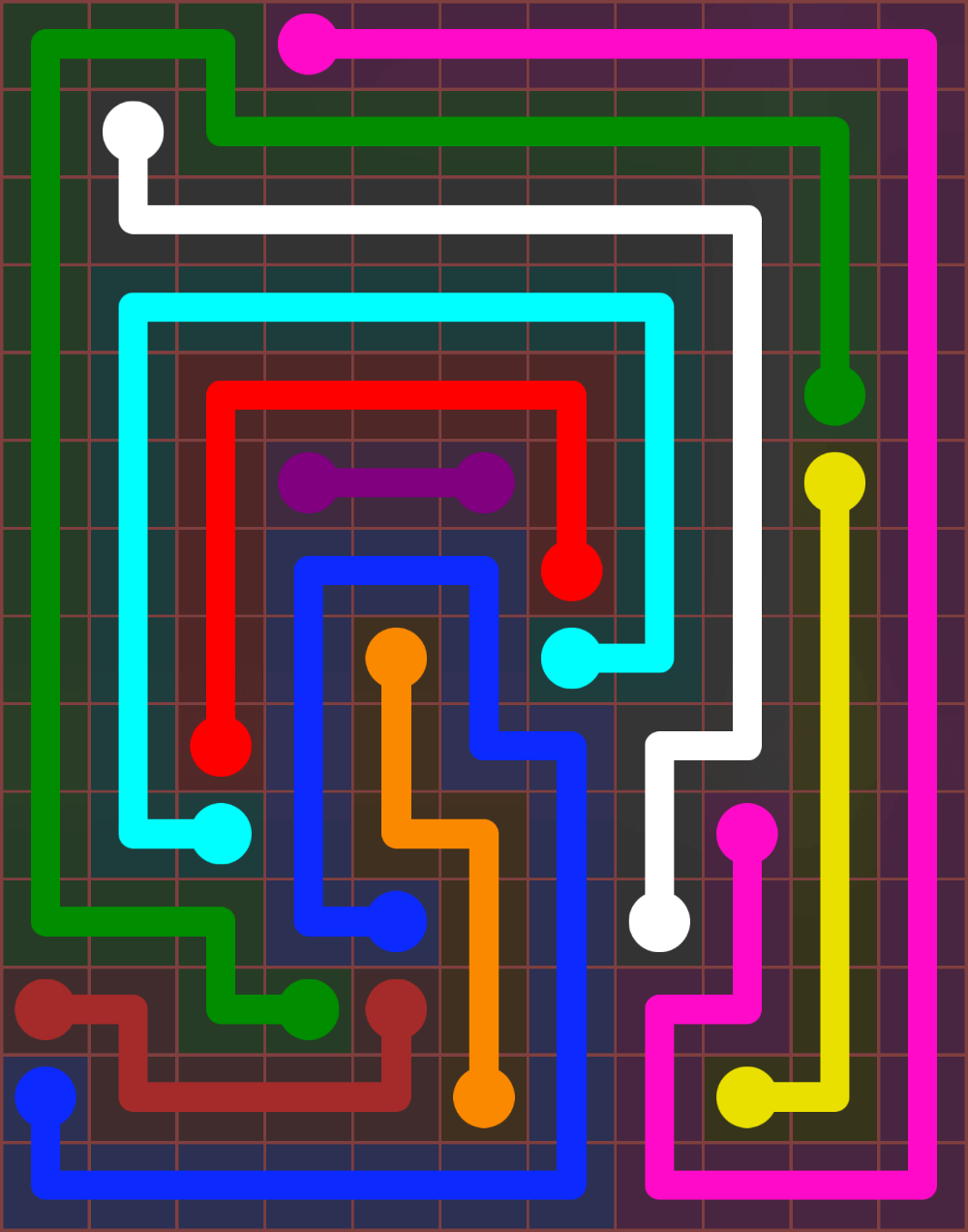 Flow Free 6519 Solution