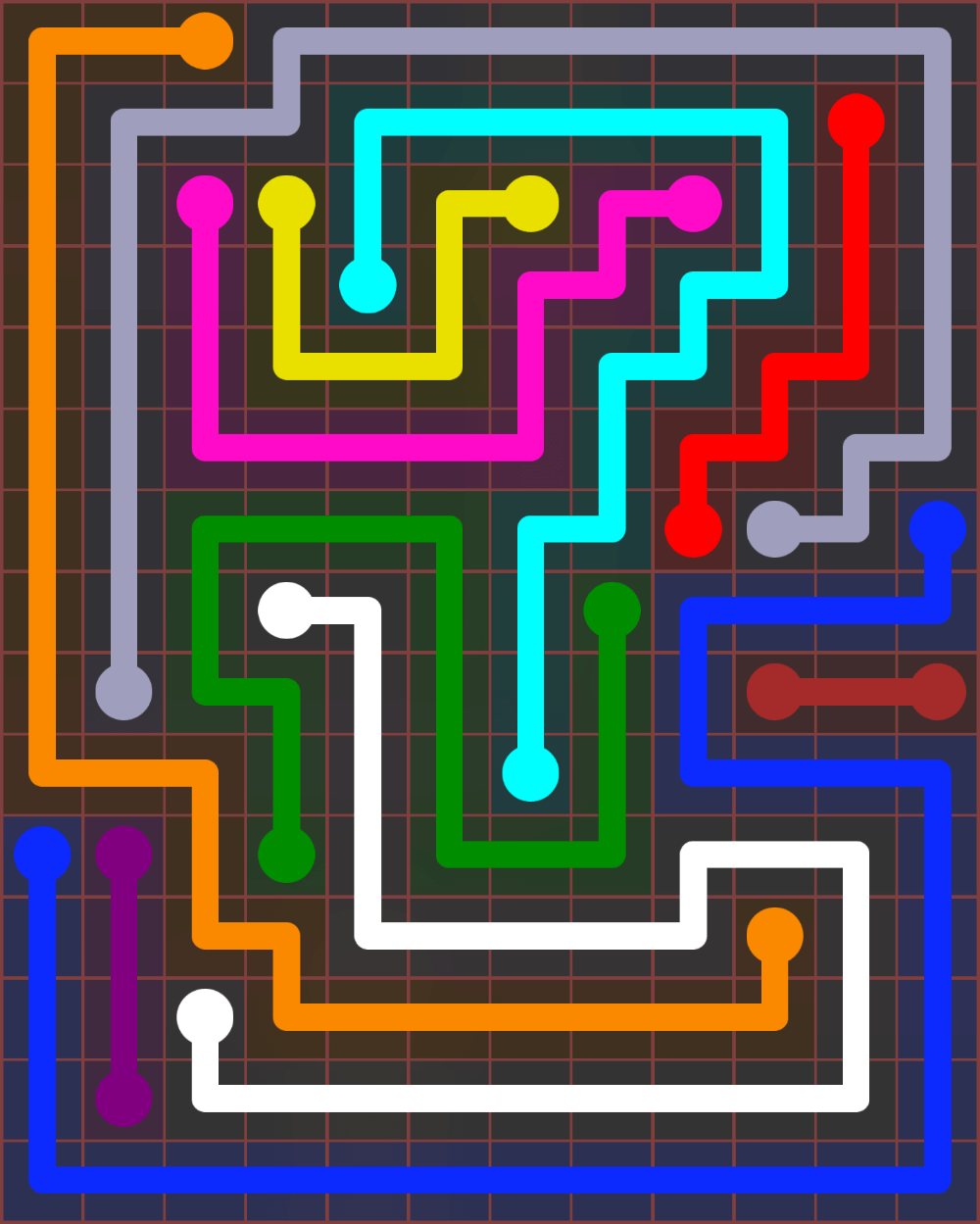 Flow Free 6871 Solution