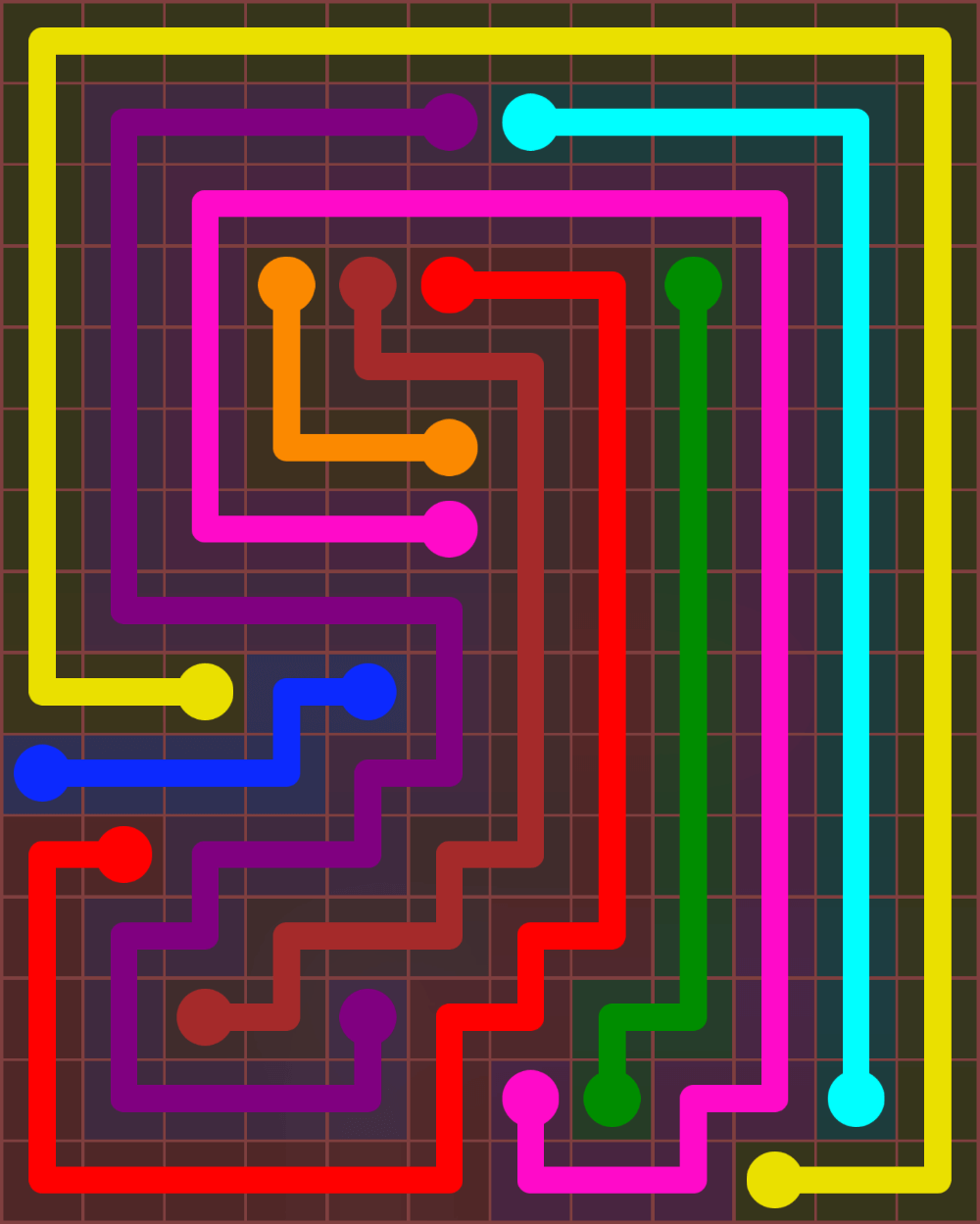 Flow Free 6884 Solution