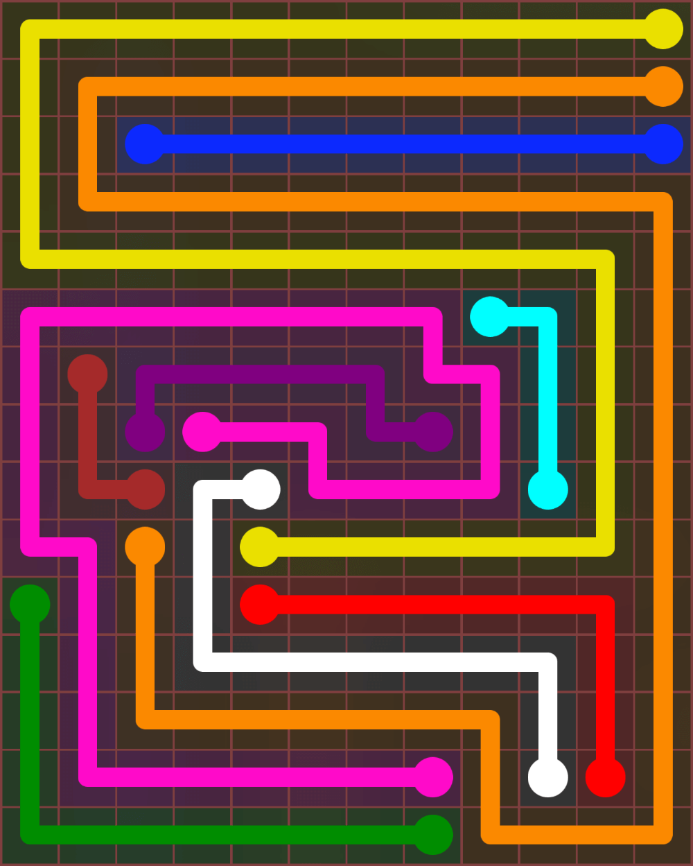 Flow Free 6878 Solution