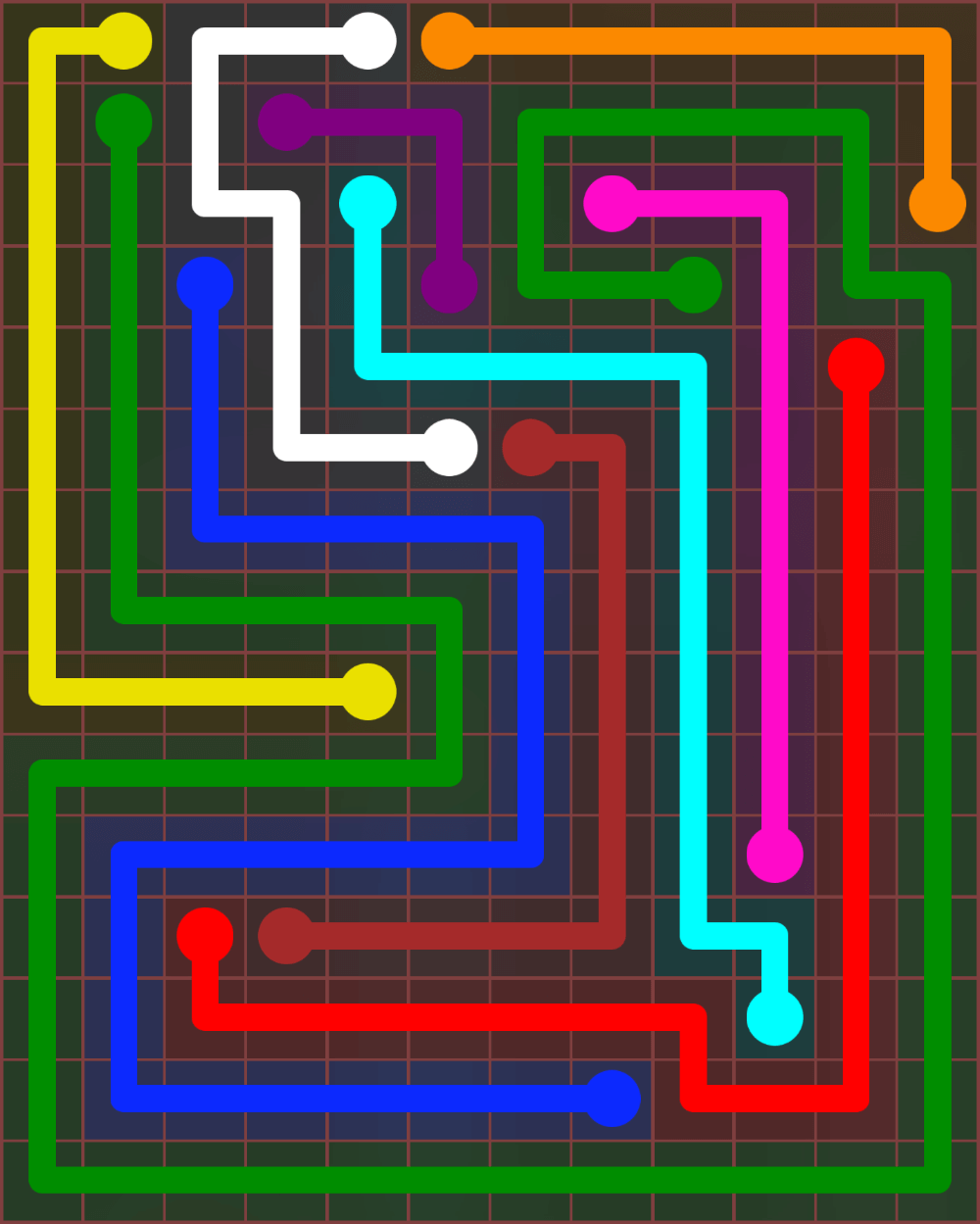 Flow Free 6995 Solution