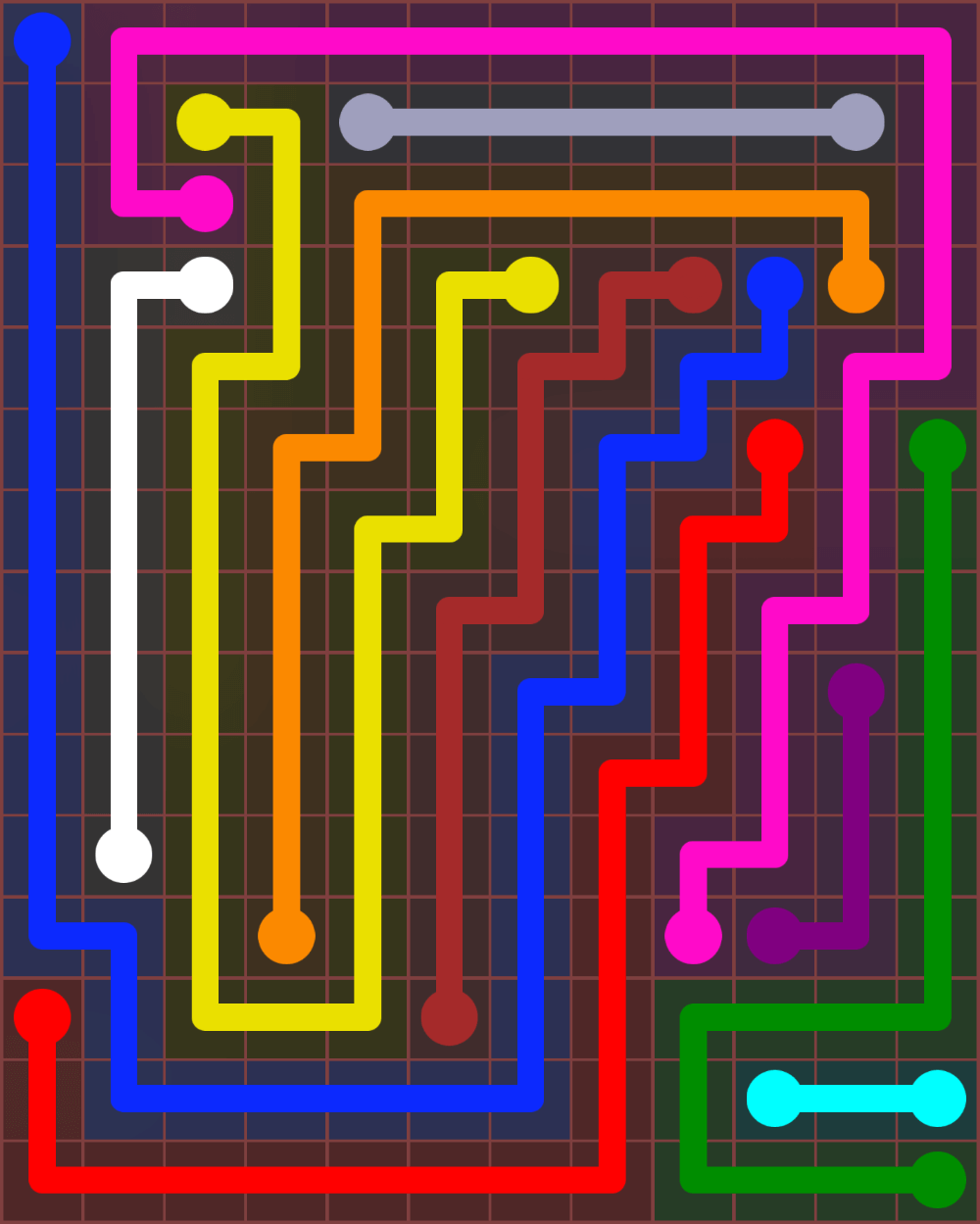 Flow Free 6996 Solution