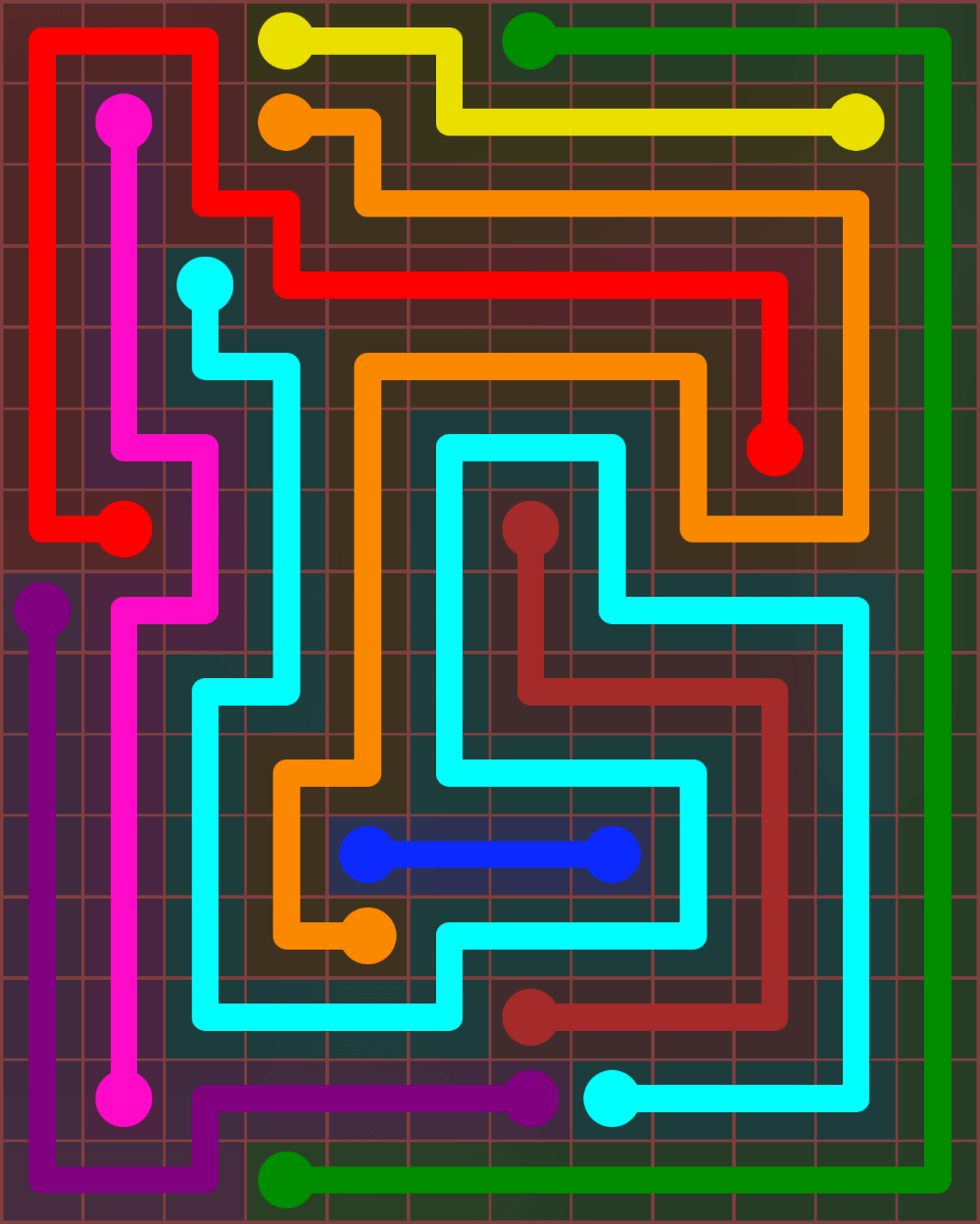 Flow Free 7033 Solution