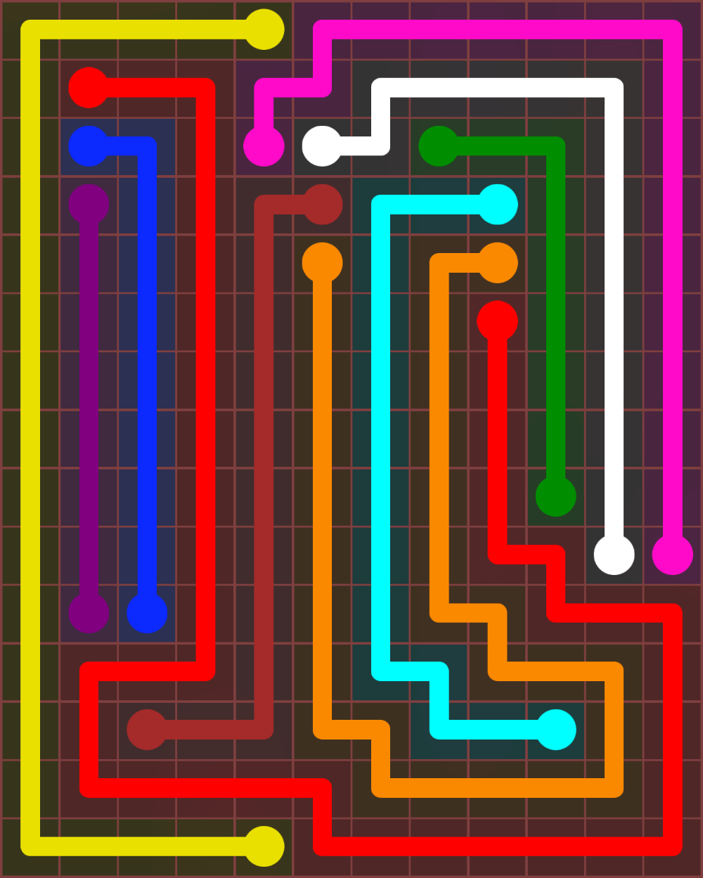 Flow Free 7039 Solution