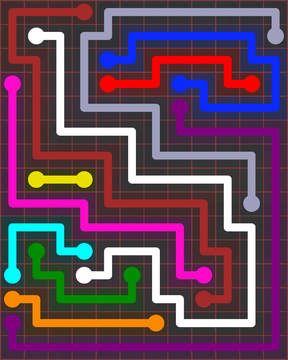 Flow Free 7042 Solution