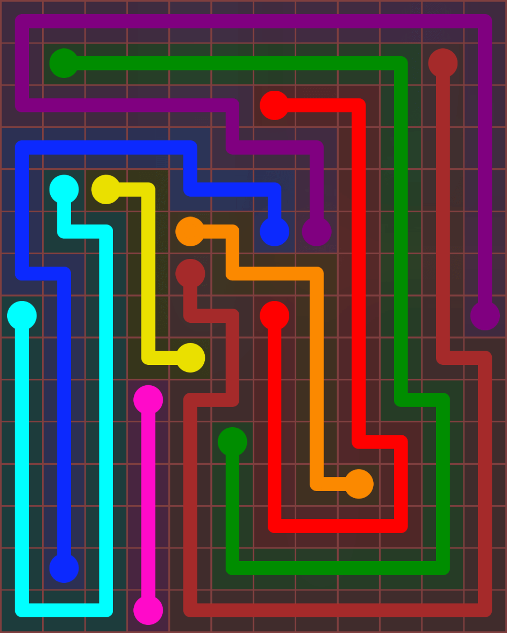 Flow Free 7047 Solution