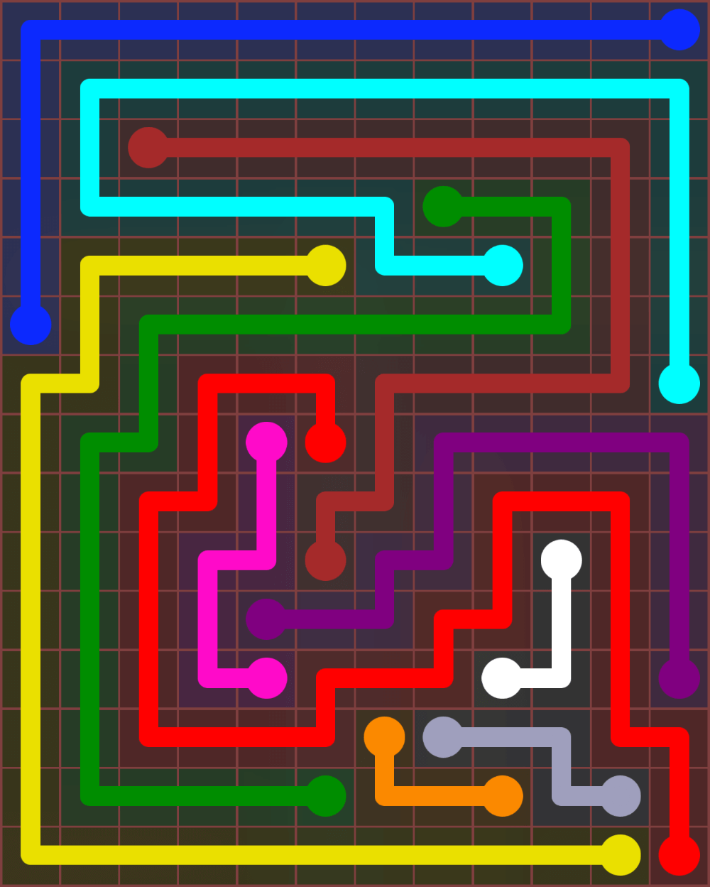 Flow Free 7049 Solution