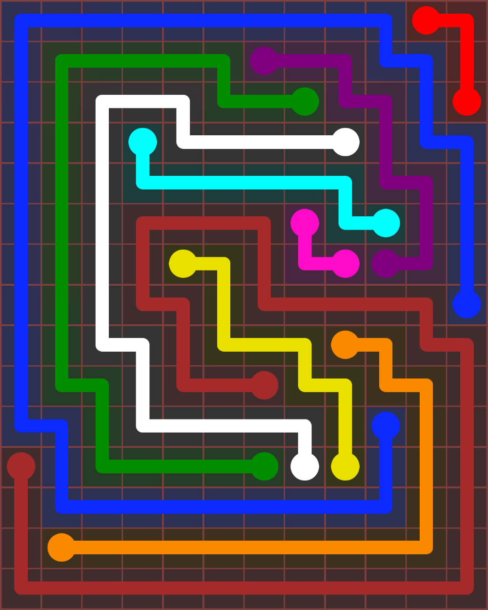 Flow Free 7051 Solution