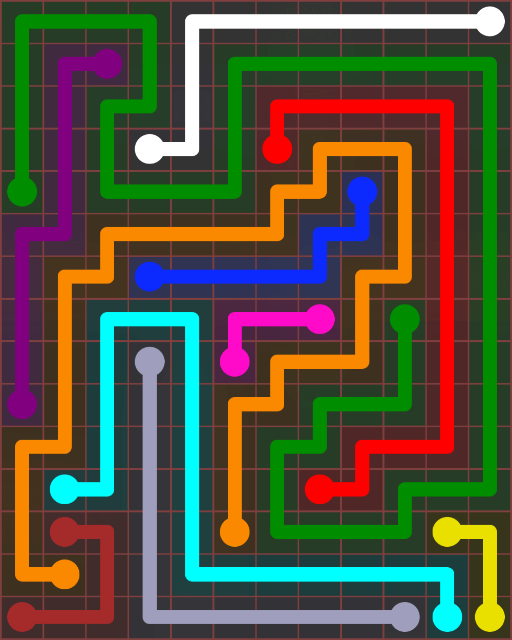 Flow Free 7073 Solution