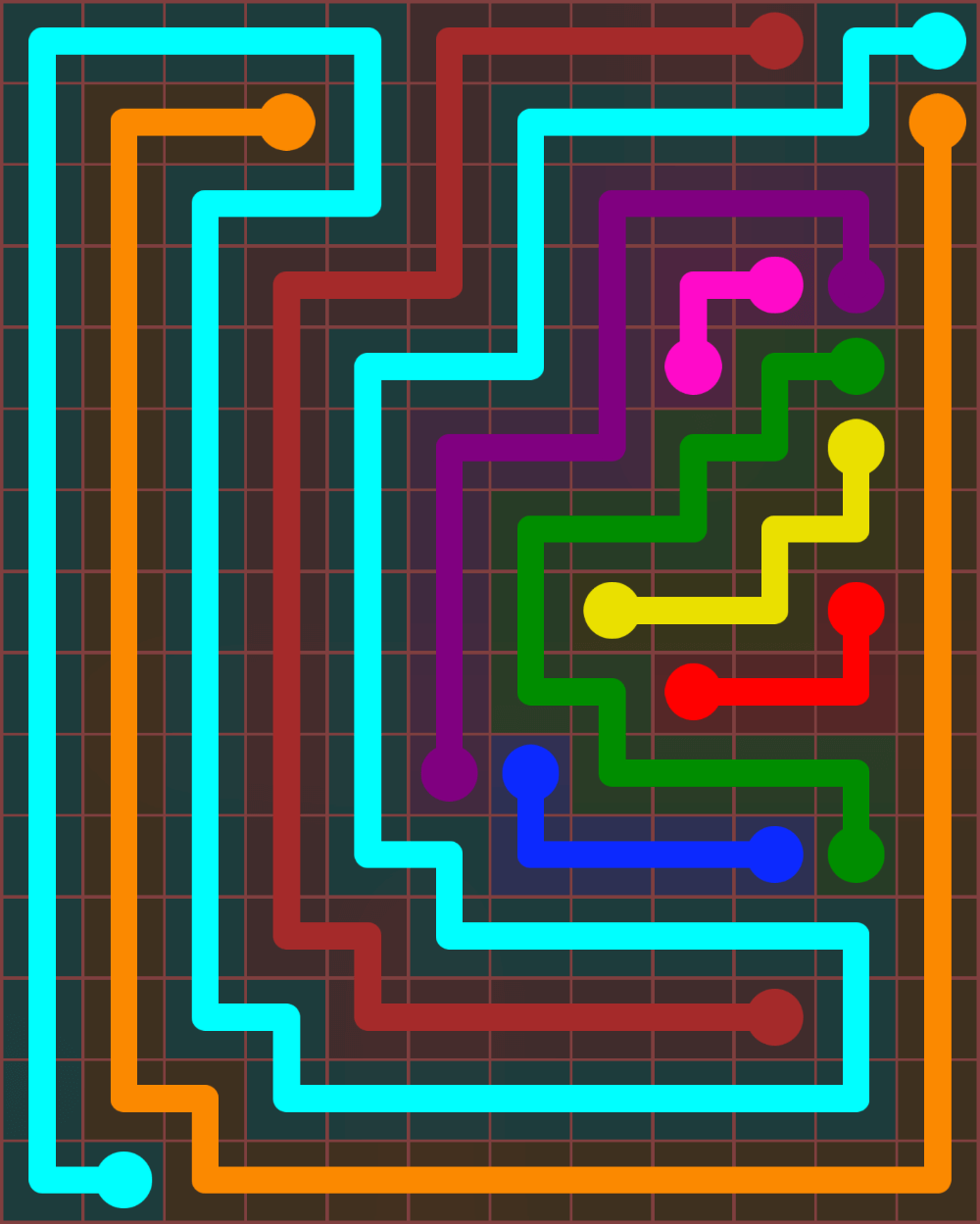 Flow Free 7076 Solution