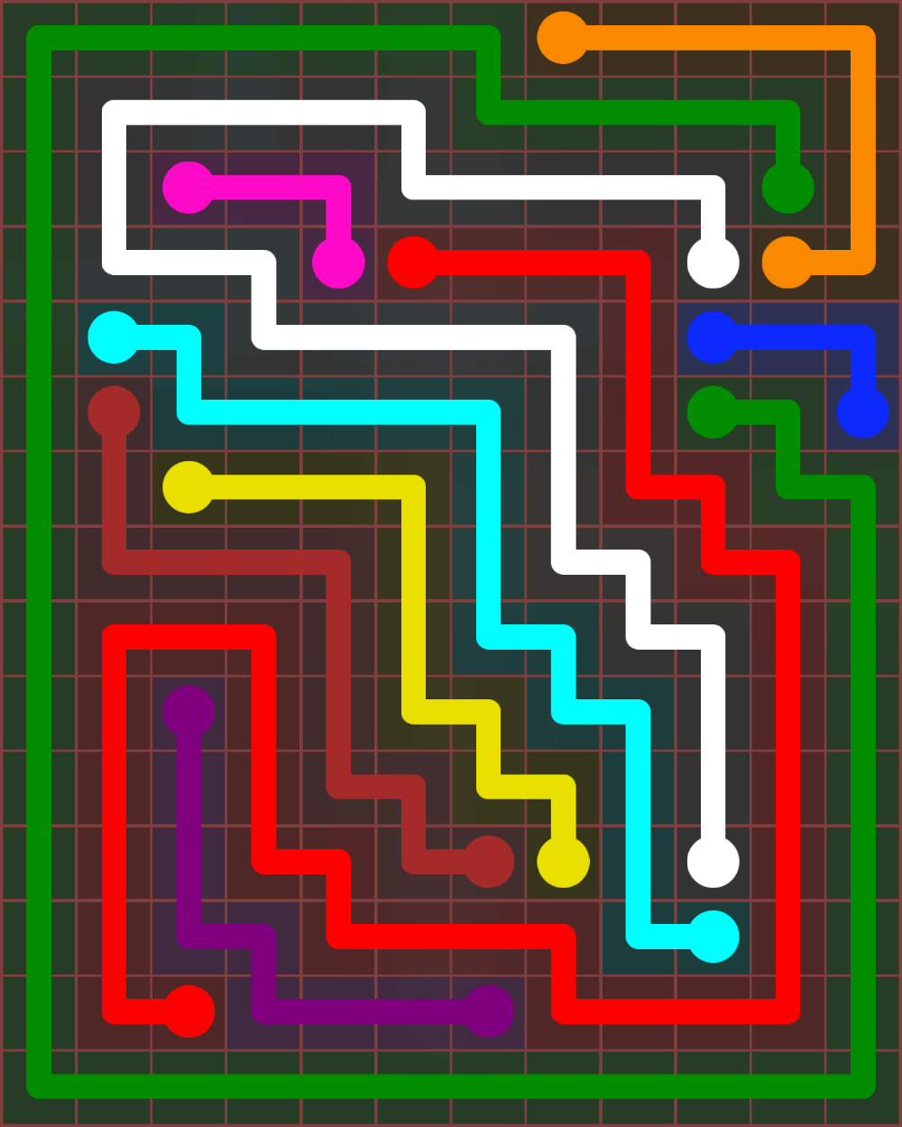 Flow Free 7093 Solution