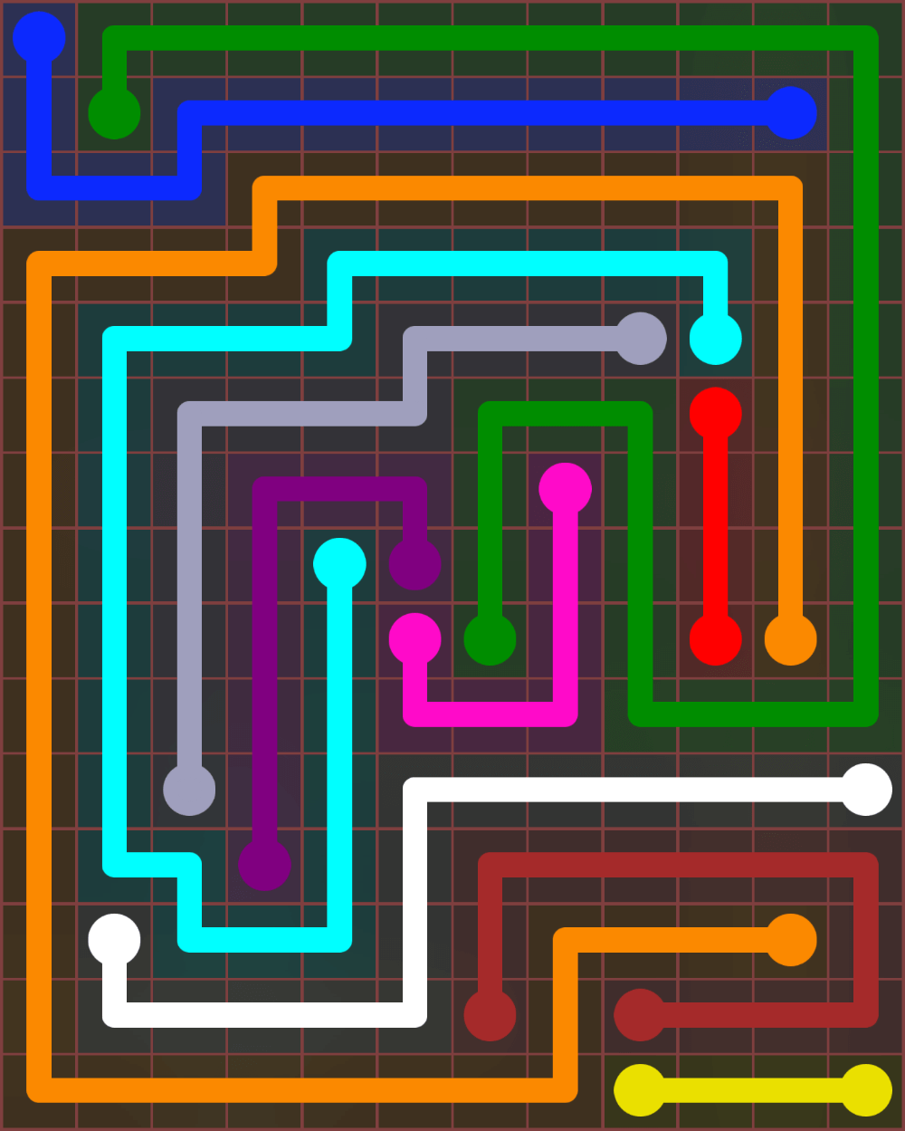 Flow Free 7094 Solution