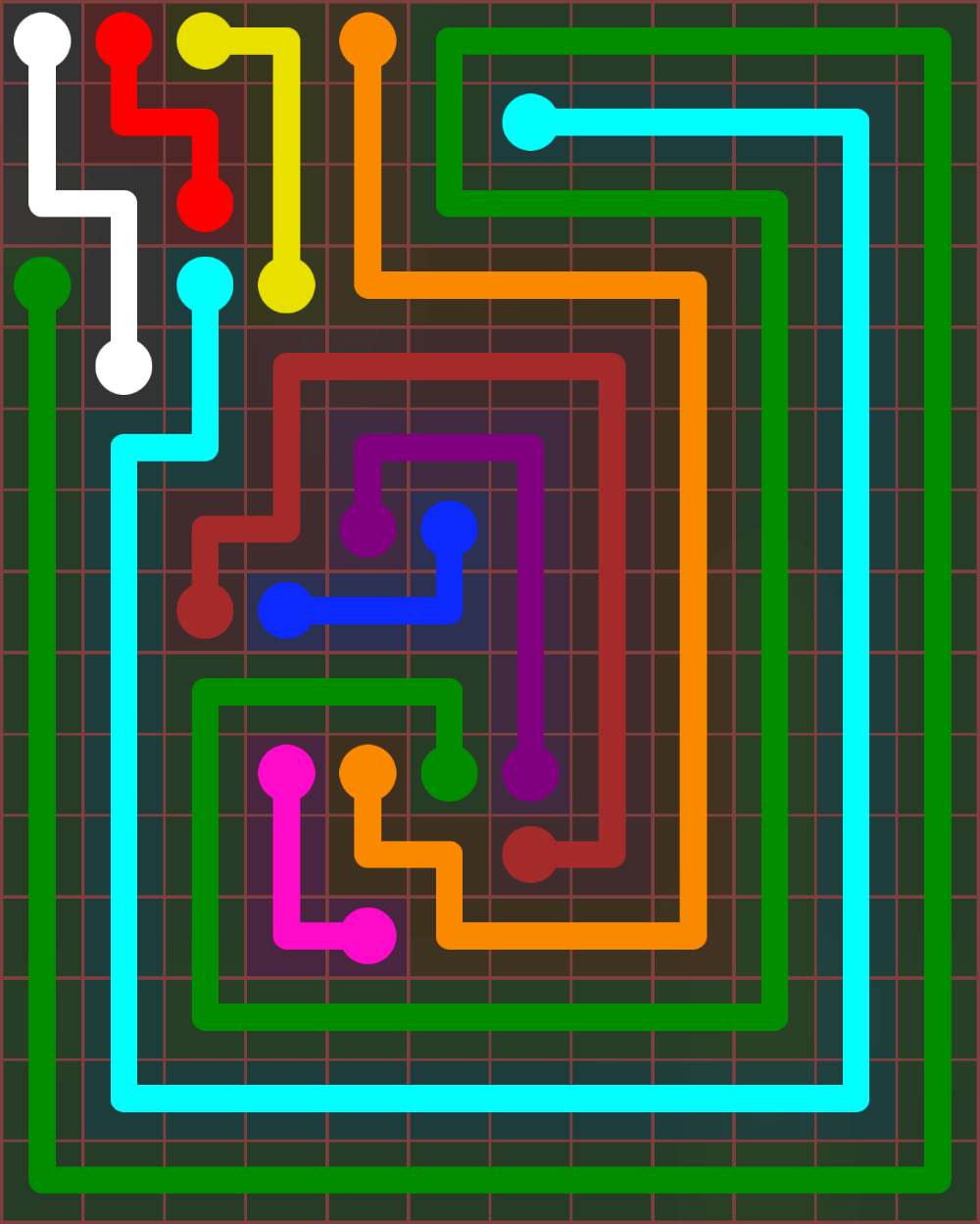 Flow Free 7102 Solution