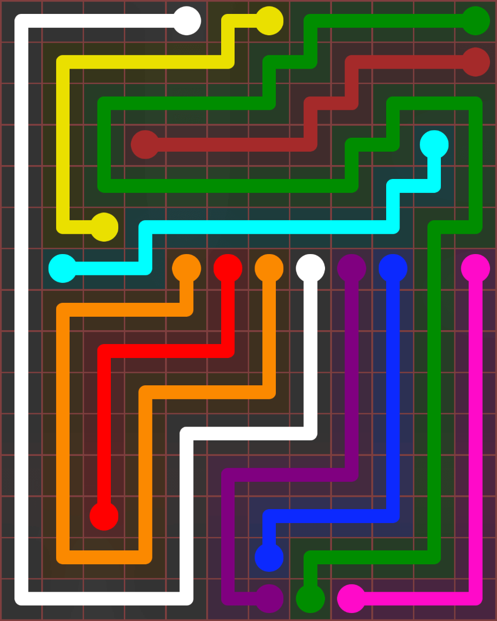 Flow Free 7112 Solution