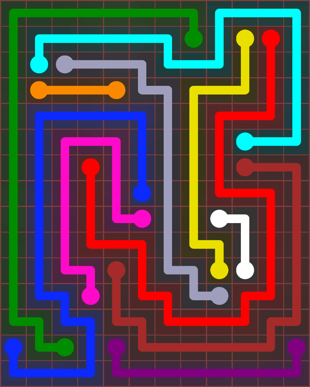 Flow Free 7116 Solution