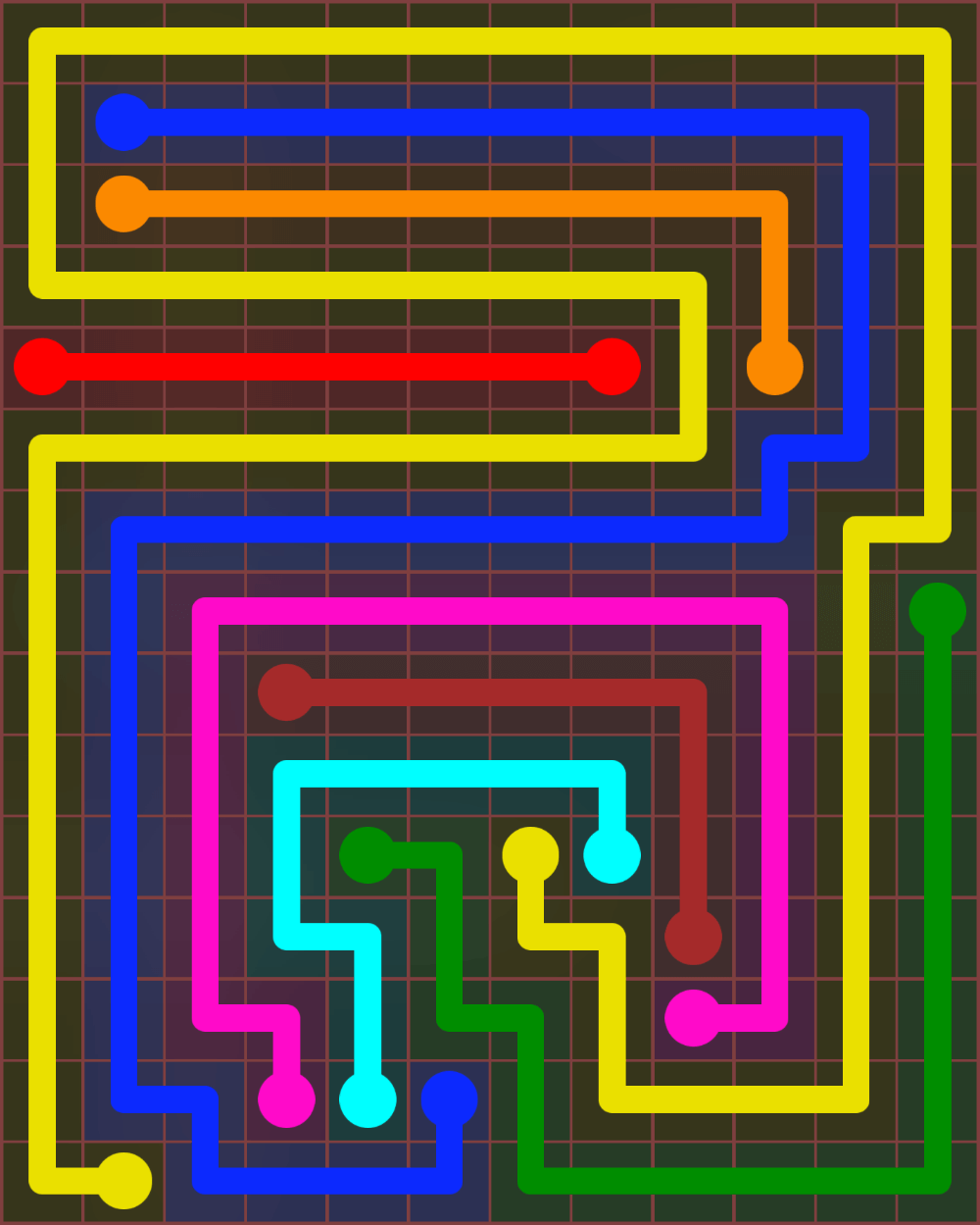 Flow Free 7117 Solution