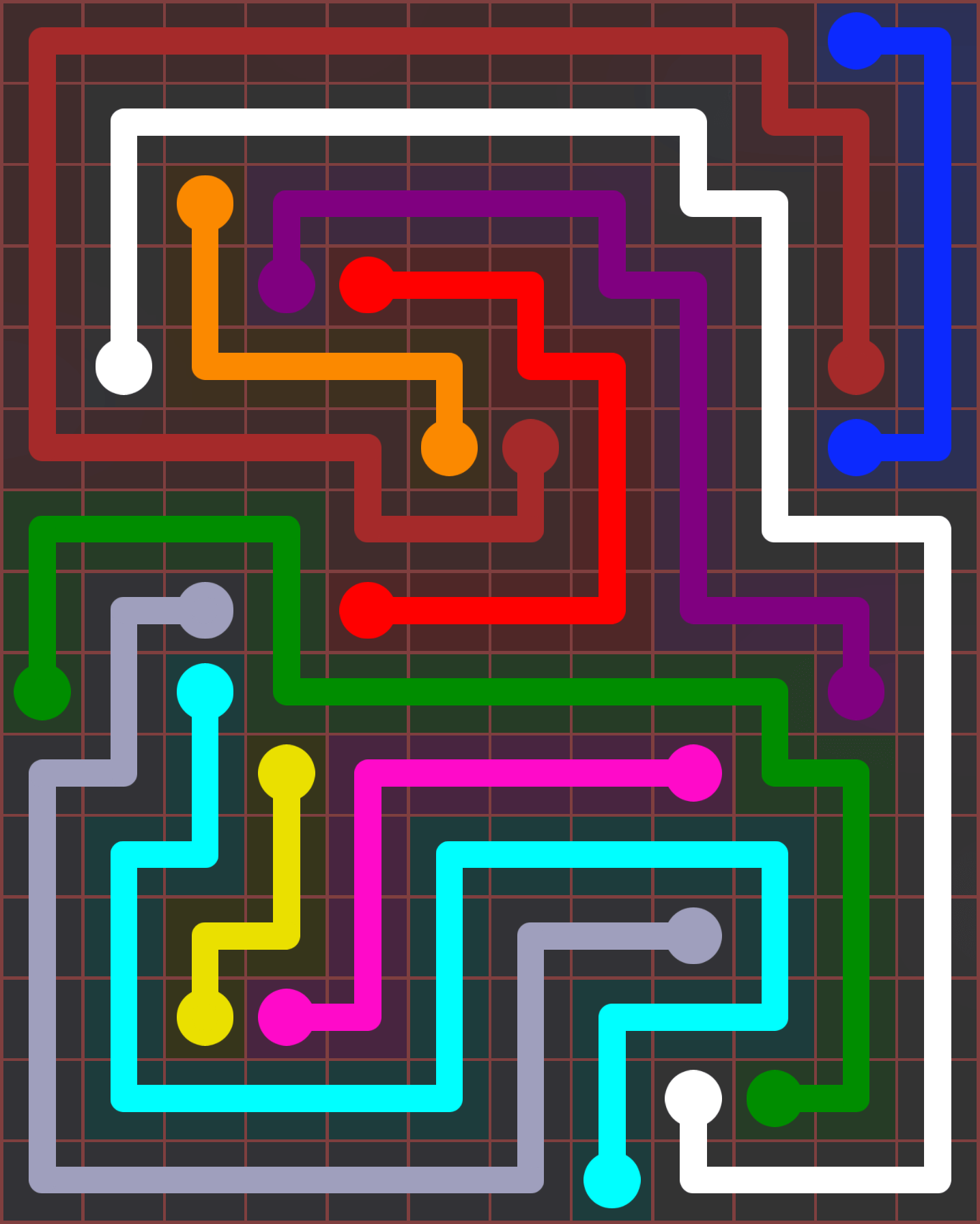 Flow Free 7143 Solution