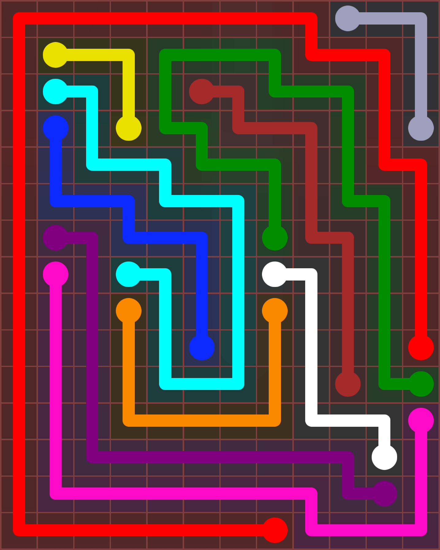 Flow Free 7146 Solution