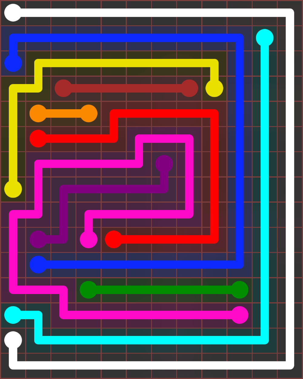 Flow Free 7193 Solution