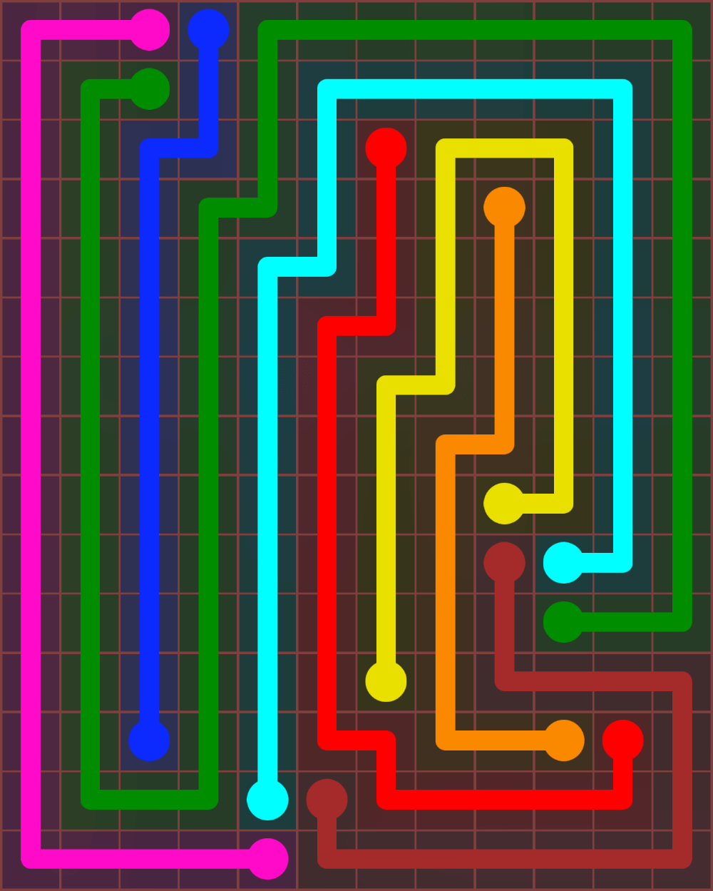 Flow Free 6902 Solution