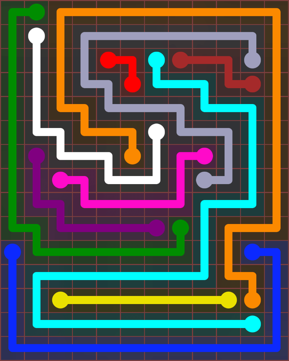 Flow Free 6927 Solution