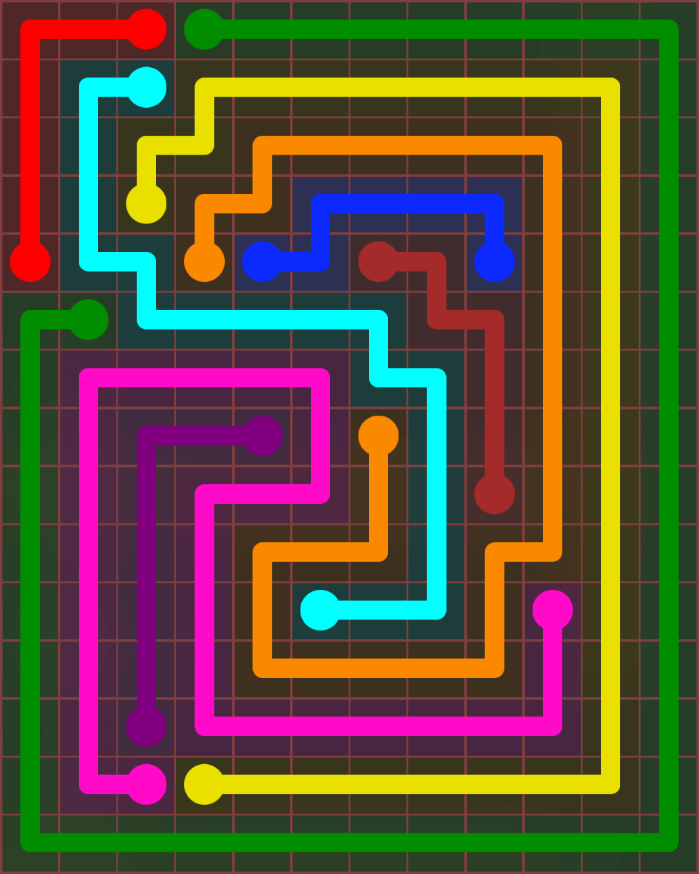 Flow Free 7202 Solution