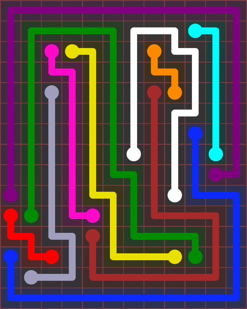 Flow Free 7239 Solution