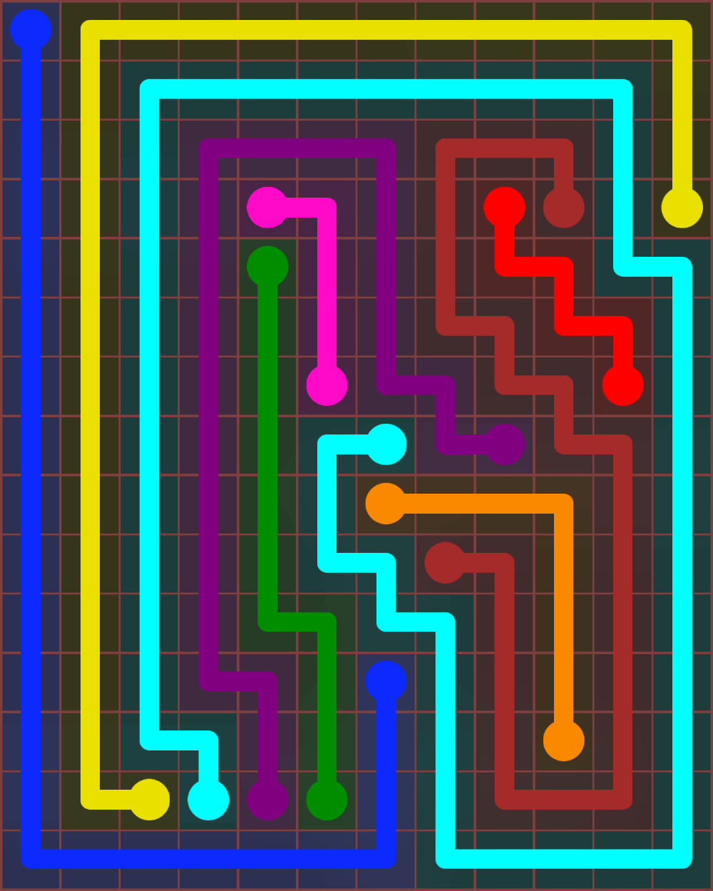 Flow Free 7263 Solution