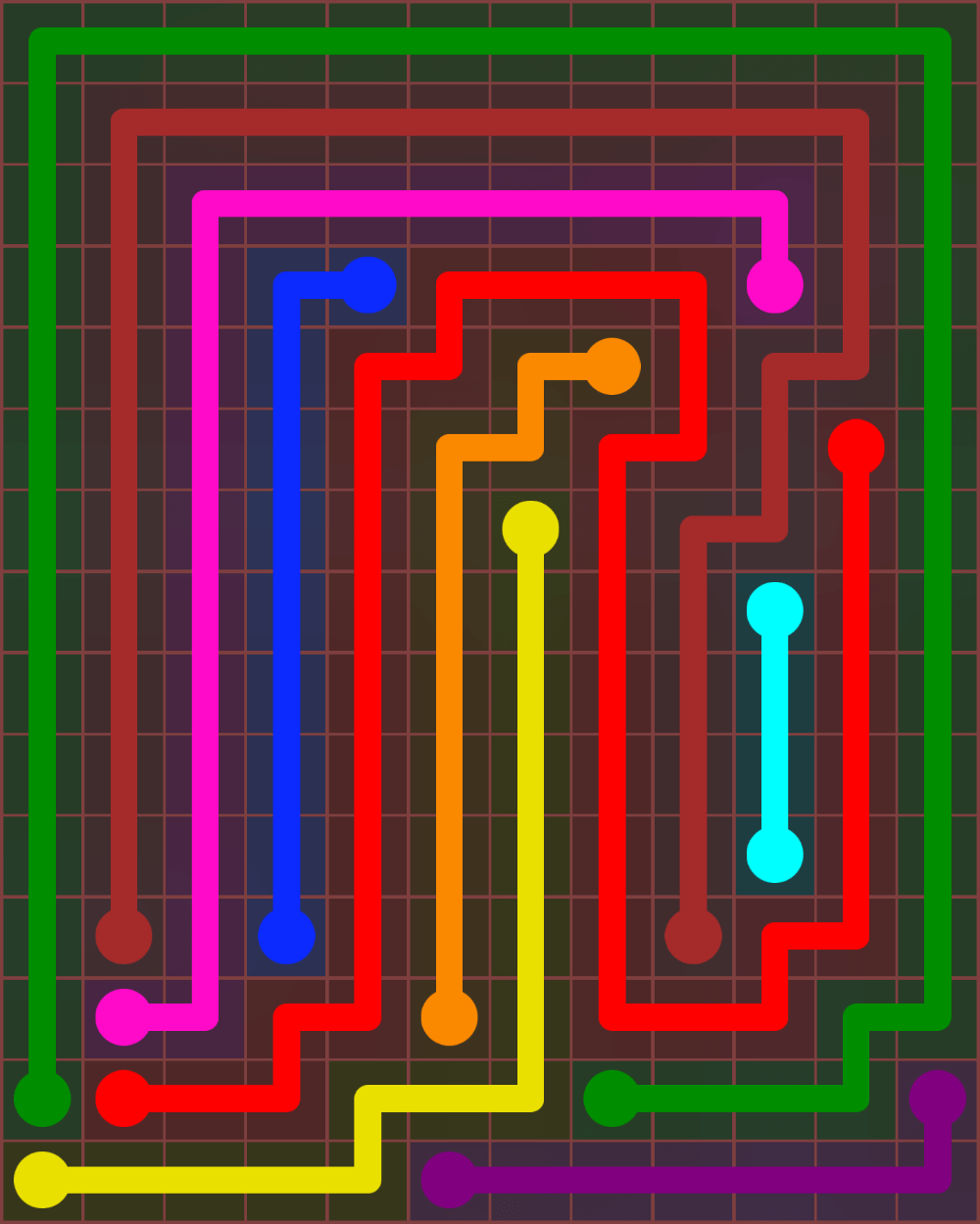 Flow Free 7281 Solution