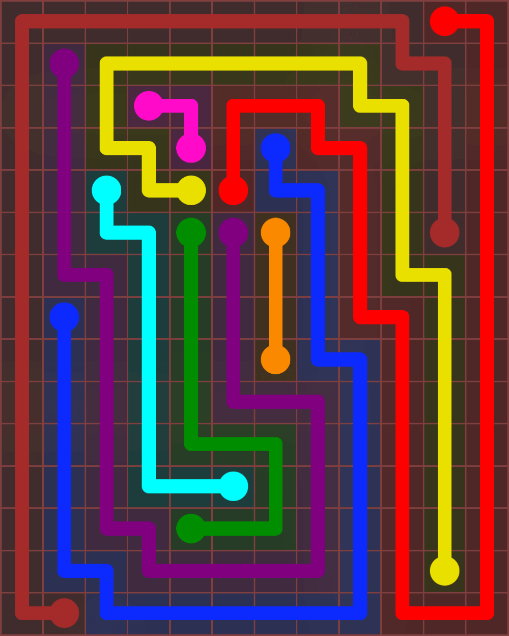 Flow Free 7283 Solution