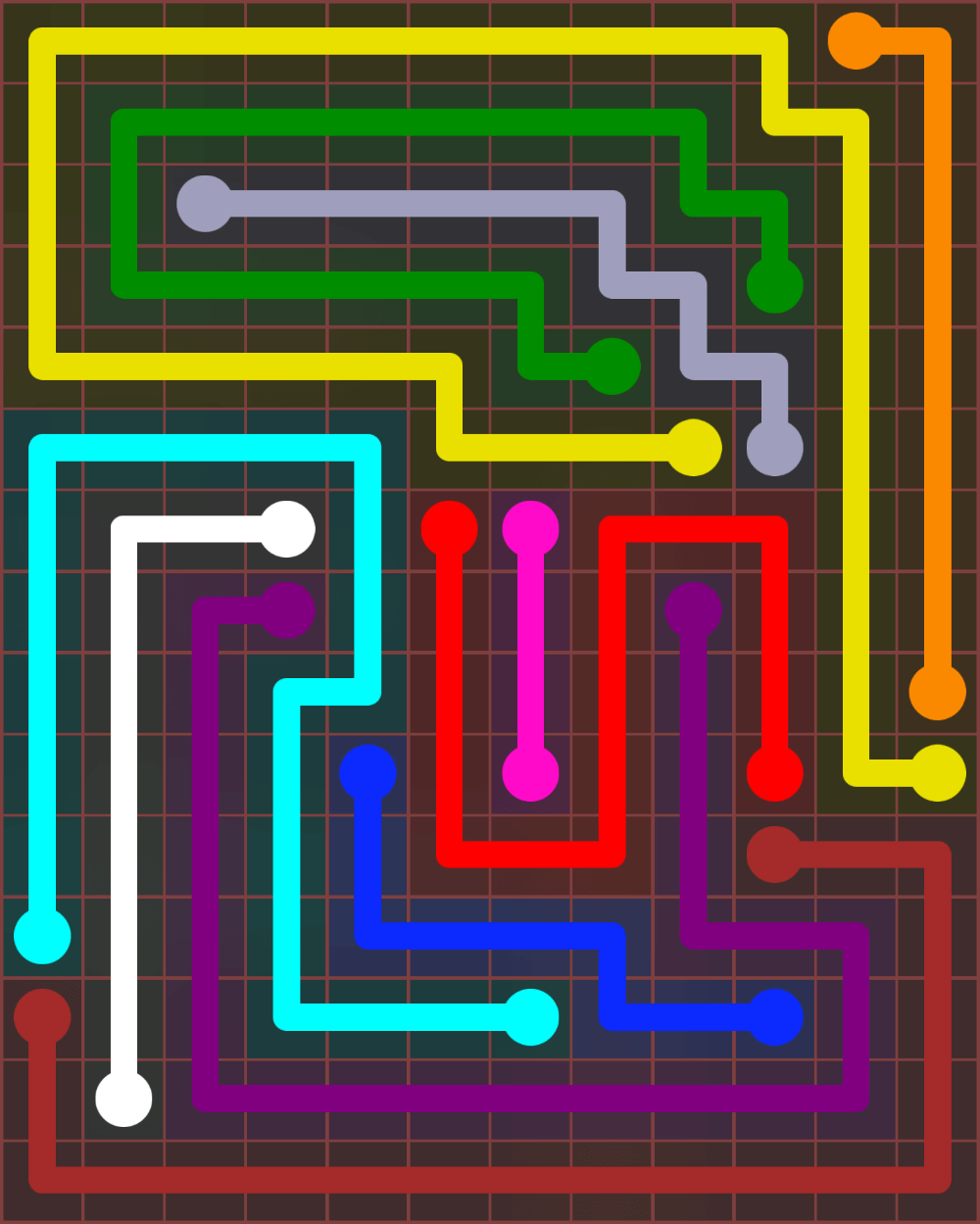 Flow Free 6949 Solution