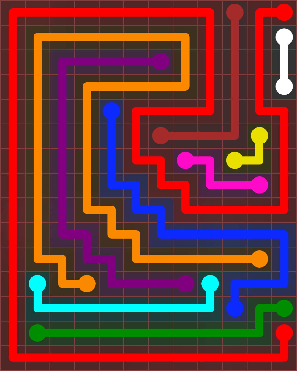 Flow Free 6956 Solution