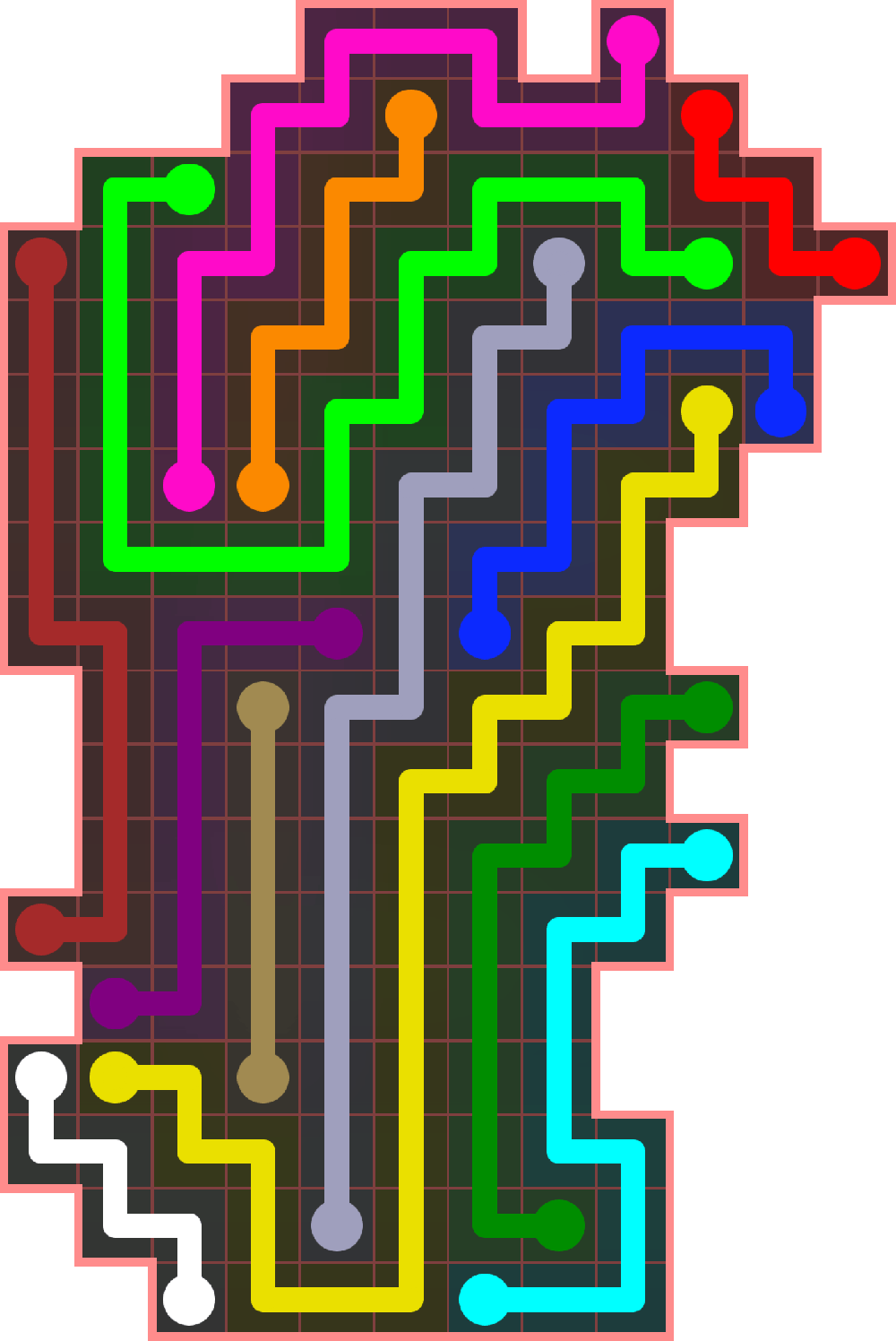 Flow Free 3842 Solution