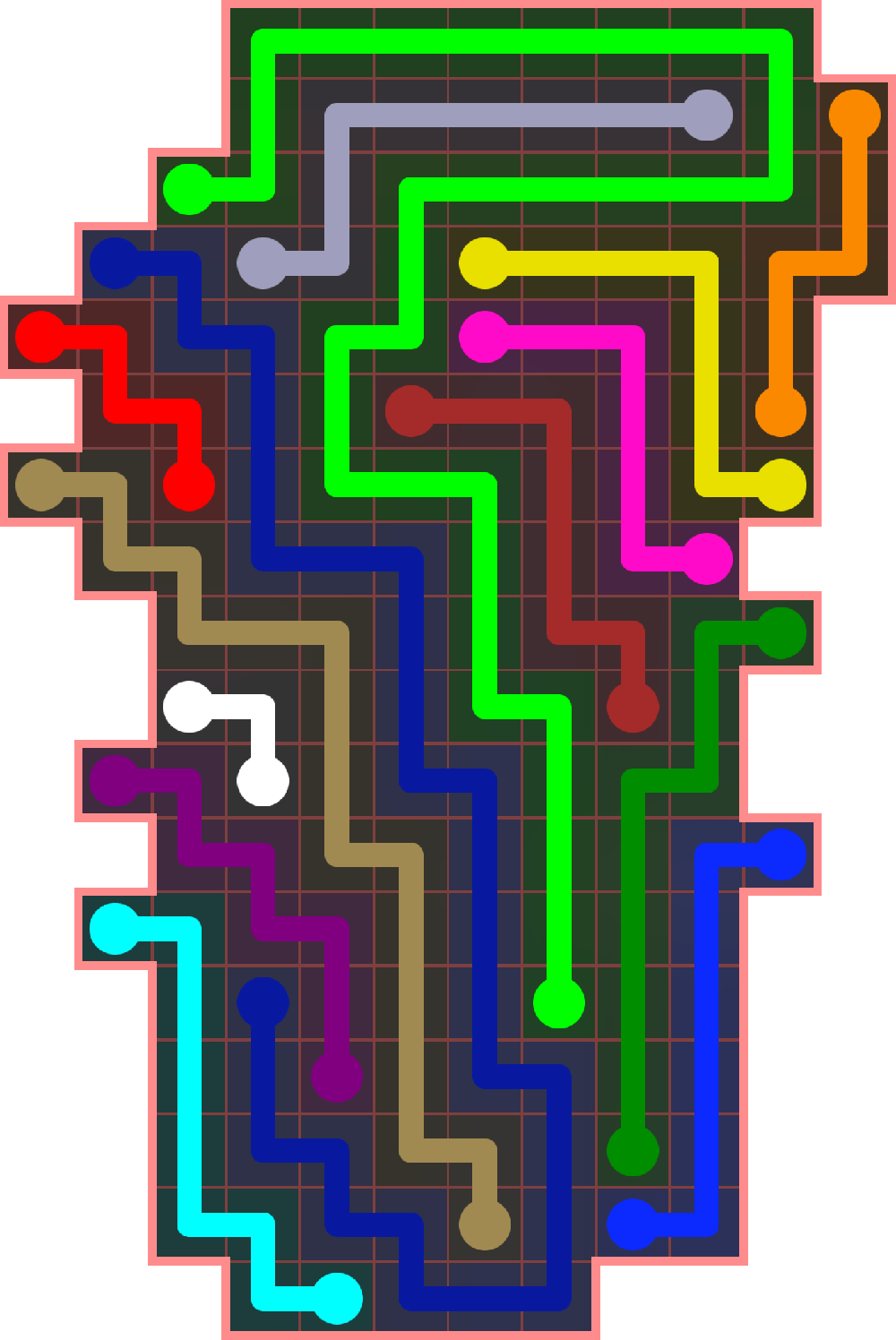 Flow Free 3845 Solution