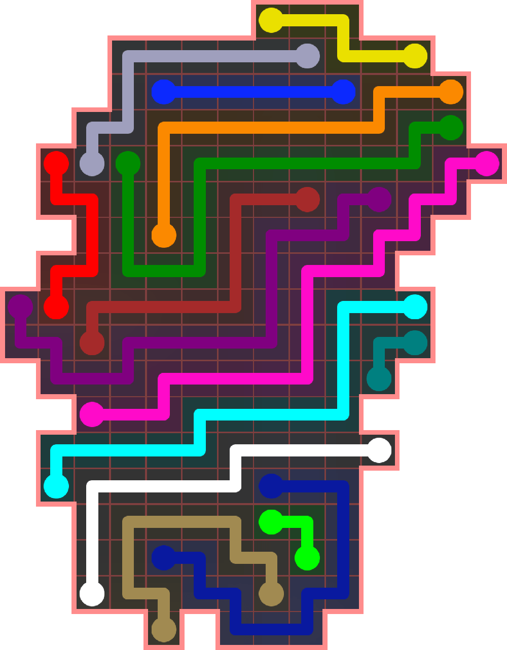 Flow Free 3852 Solution