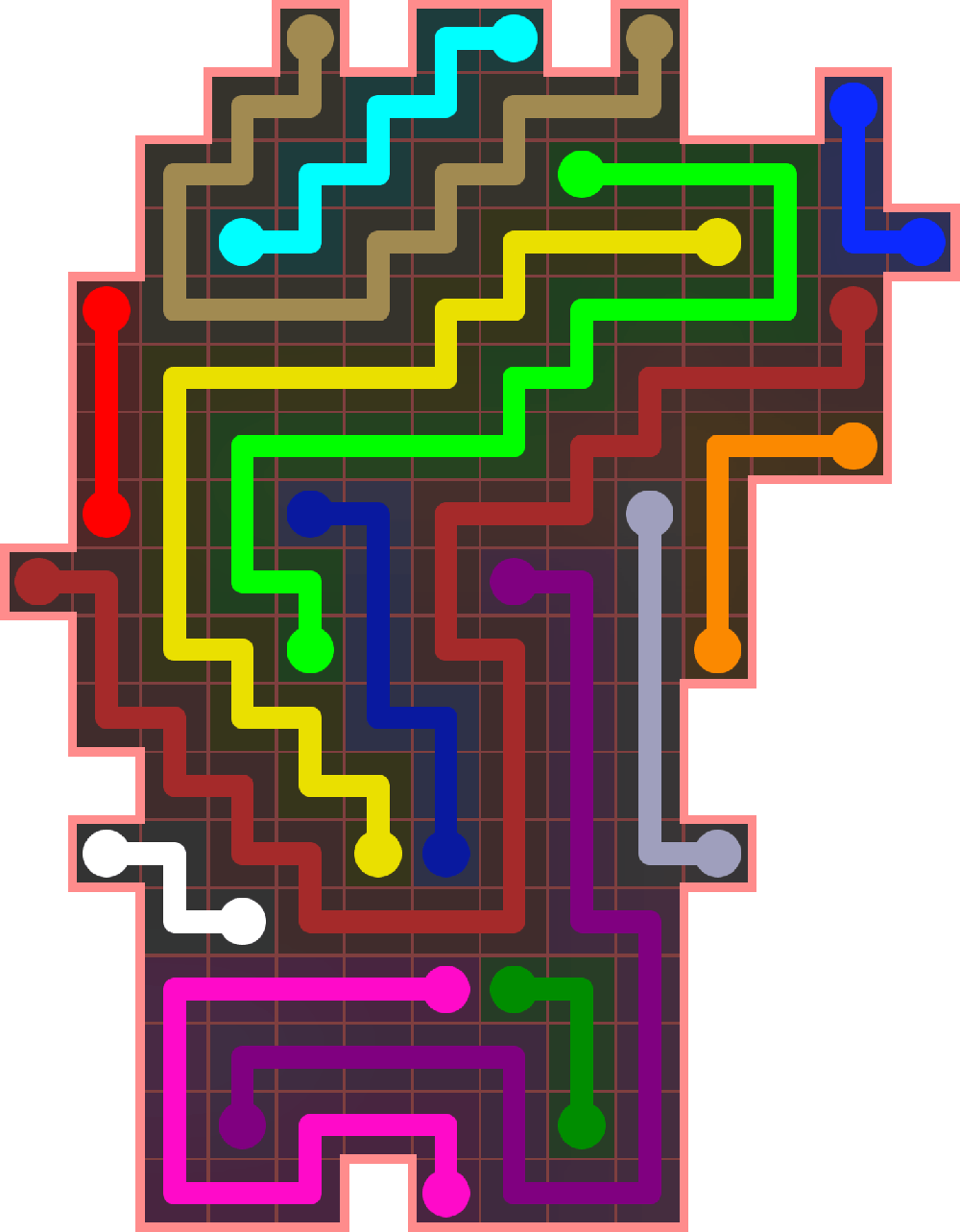 Flow Free 3853 Solution