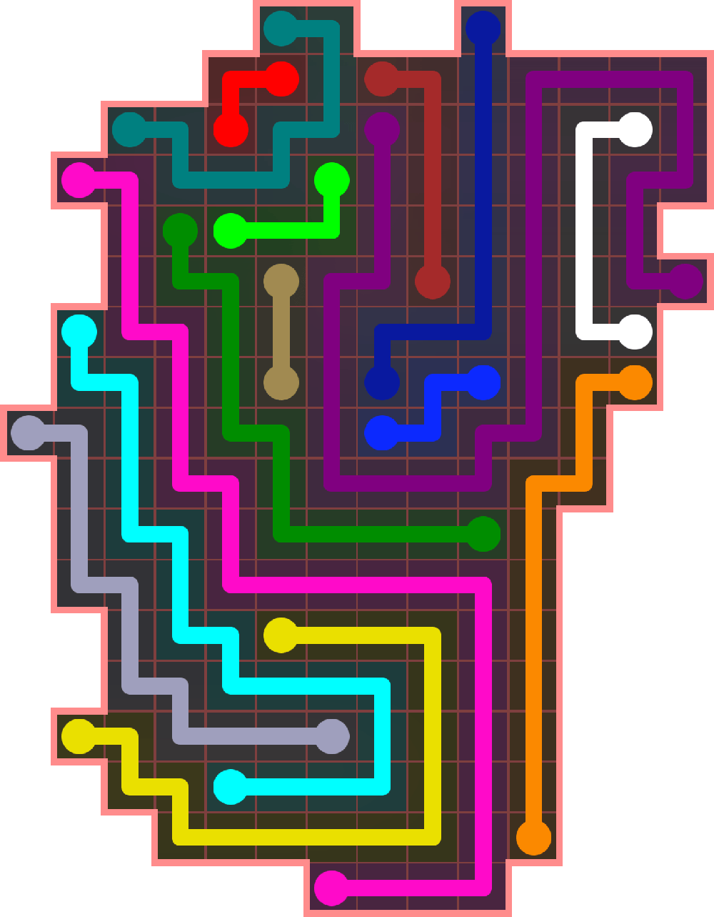 Flow Free 3862 Solution