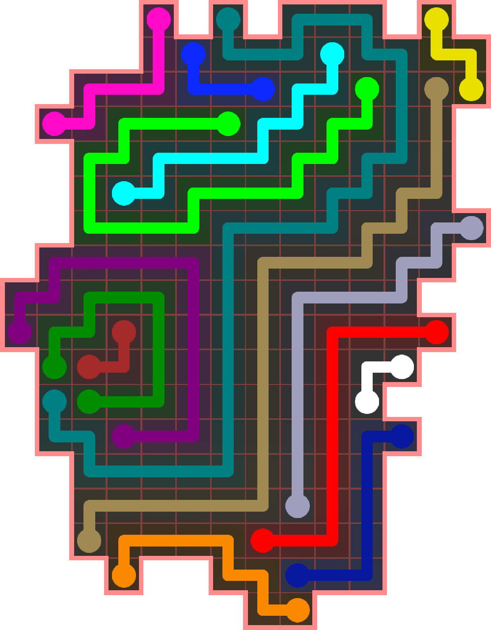 Flow Free 3863 Solution