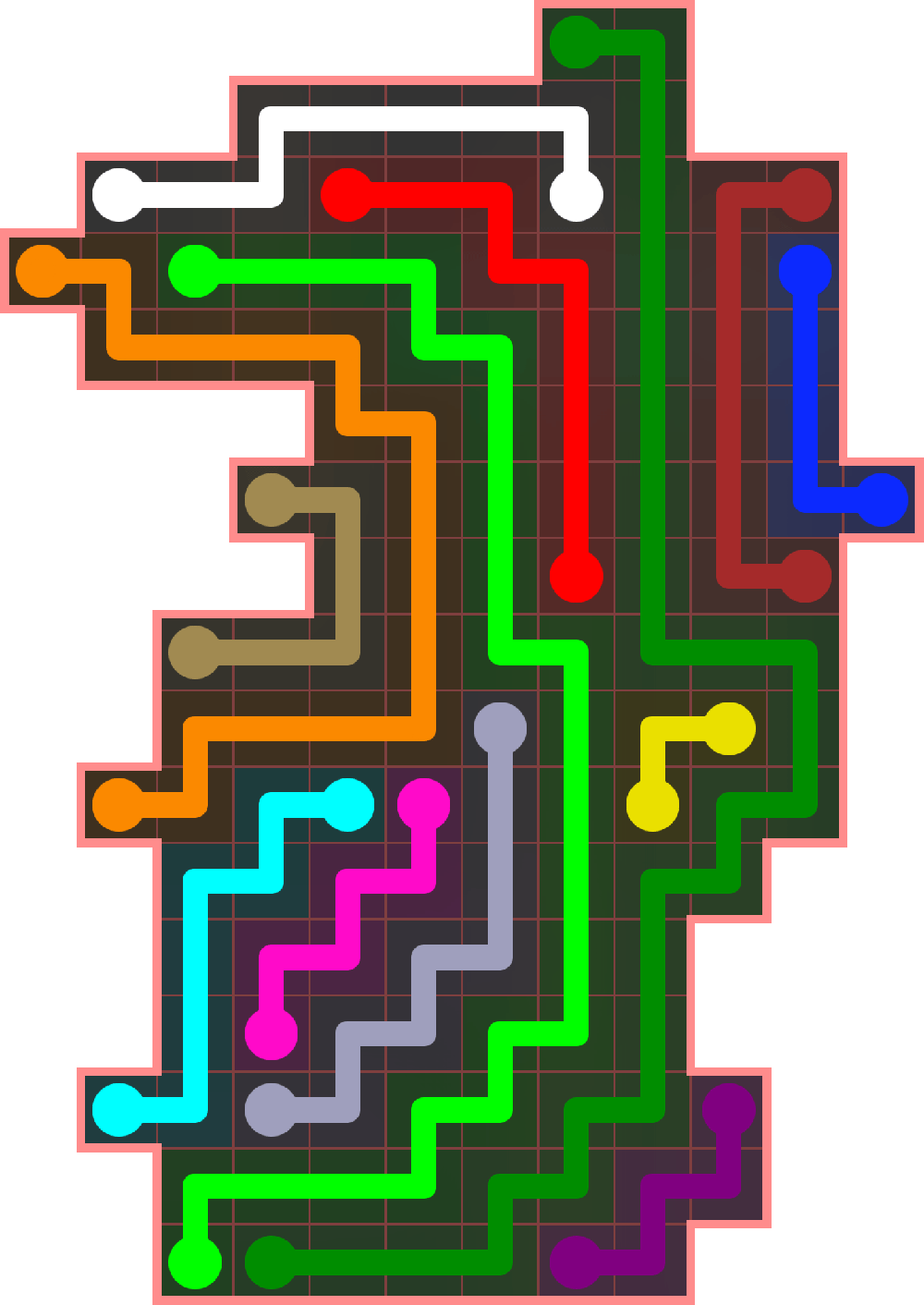 Flow Free 3821 Solution