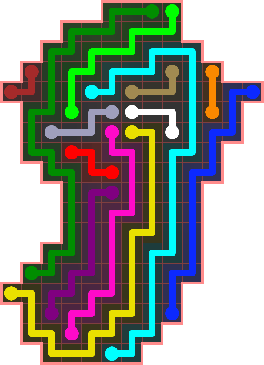 Flow Free 3834 Solution