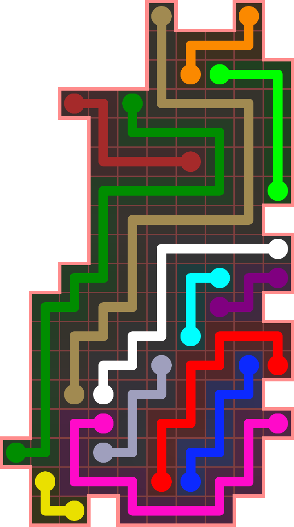 Flow Free 3812 Solution