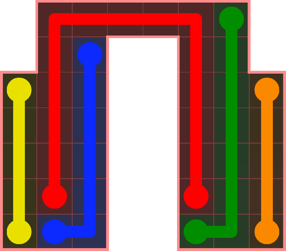 Flow Free 3874 Solution