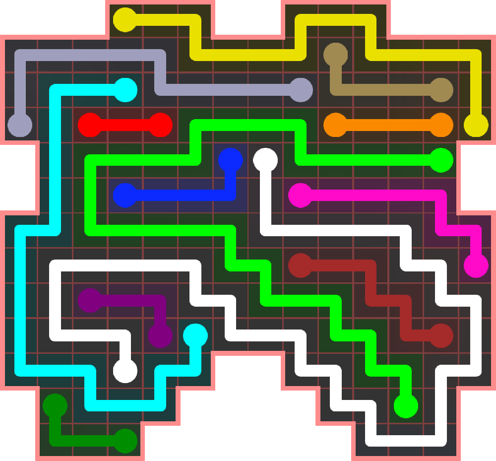 Flow Free 3989 Solution