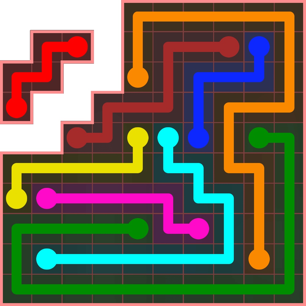 Flow Free 3572 Solution