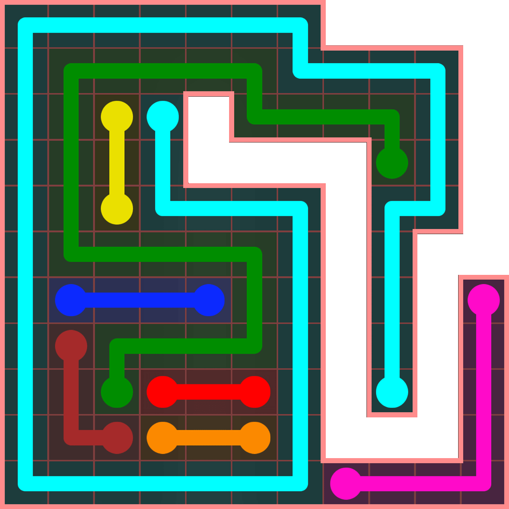 Flow Free 3611 Solution