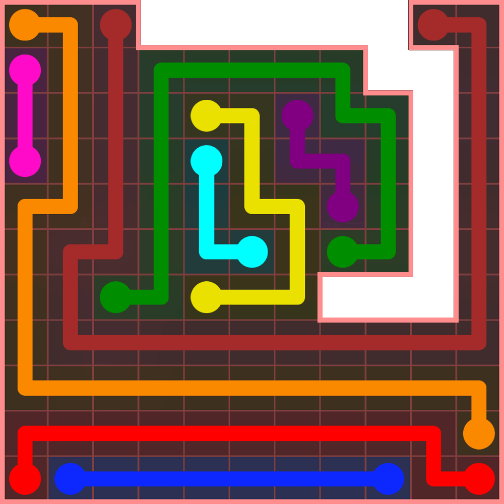 Flow Free 3618 Solution